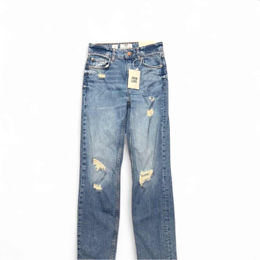Berksha Distressed Blue Women's Jeans
